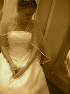My best friend on her wedding day.