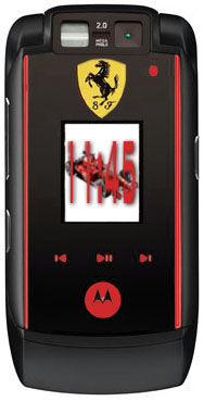 MOTORAZR And Ferrari Create Cell Phone With Vroom