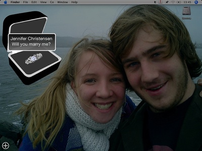 Man Proposes to Girlfriend Via Mac Widget - True Story!
