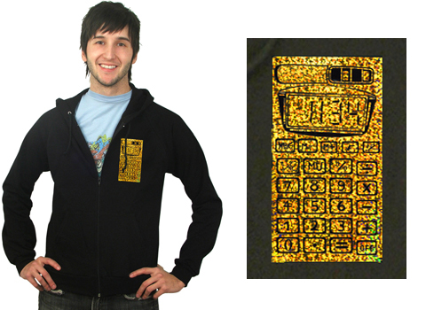 Gold Reflector Calculator Hoodie - My Geeky Valentine