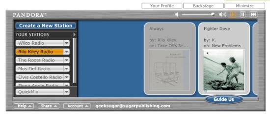 Open Up Pandora - Make Your Own Radio Station