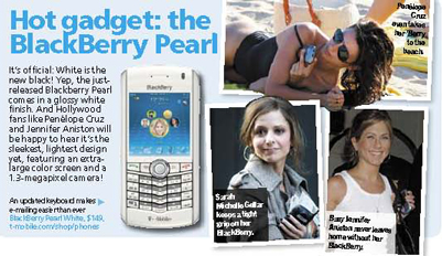 Penelope, Sarah and Jen Are Blackberry Fashionistas