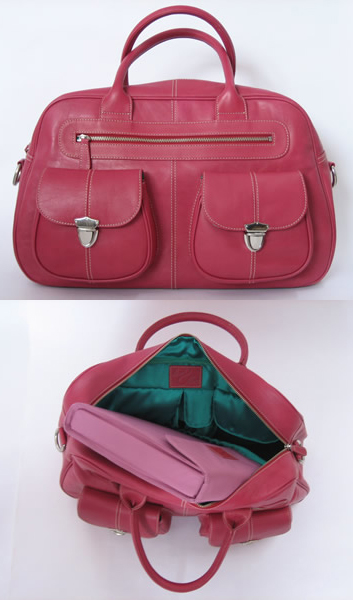 Lin & Leo LapBag in Raspberry  - My Geeky Valentine