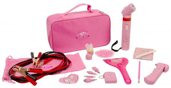 Versatile Pink Car Tools Kit