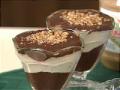 Mardi Gras Dessert: Frozen Chocolate Bourbon Parfaits