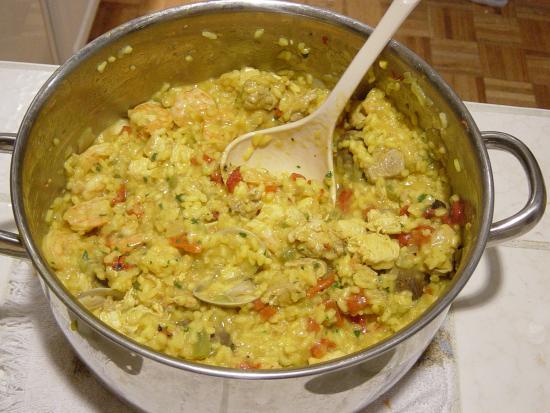 Before and After: Paella