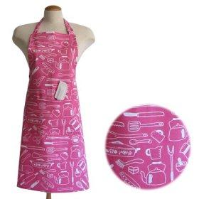 Amazon.com: Basic Style Apron - Retro Kitchen Azalea