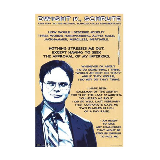 Dwight K. Schrute Poster ($7) | POPSUGAR Entertainment