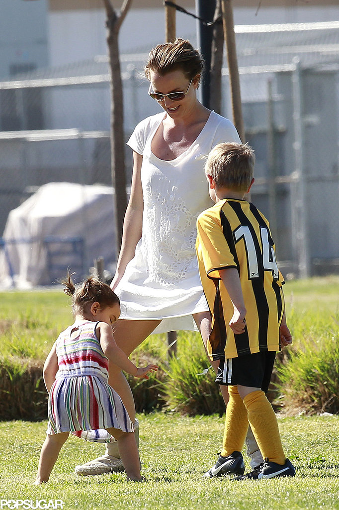 Britney Spears at Sons' Soccer Game | Pictures | POPSUGAR Celebrity