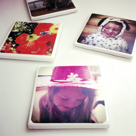 mother's day tile coaster