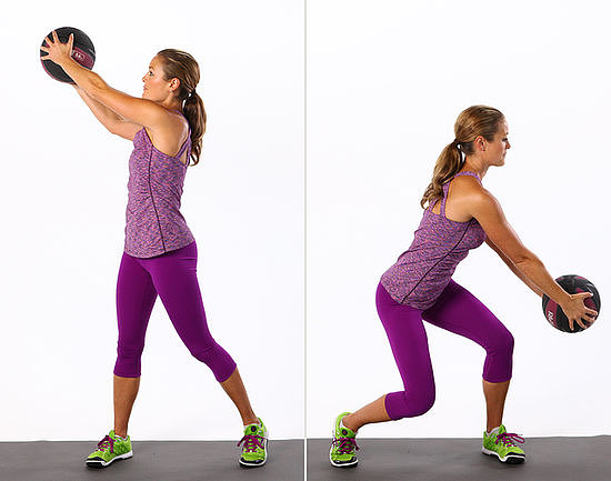 Twisting Wood Chop With Medicine Ball | 25 Ab-Toning Moves — No ...