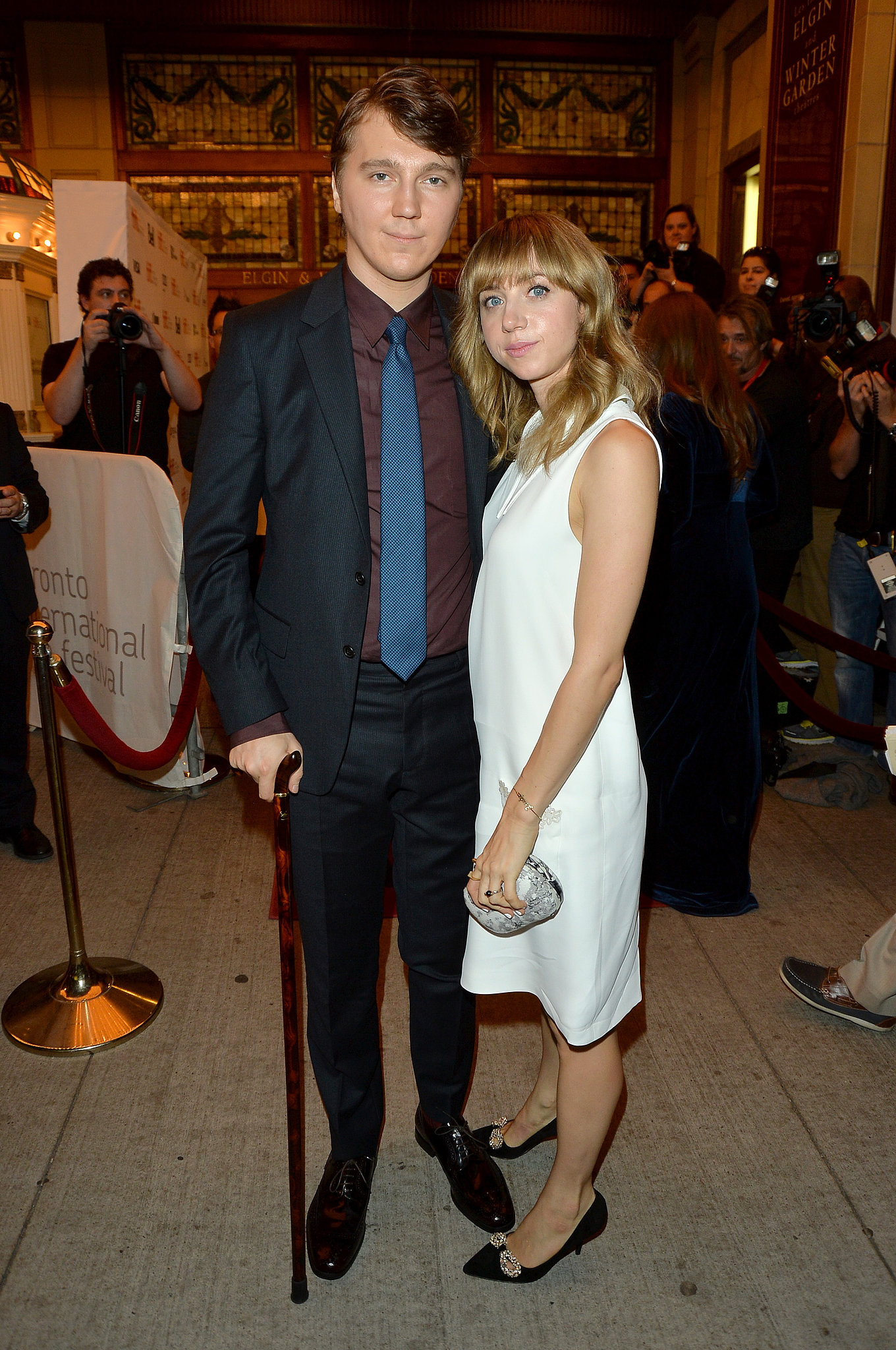 Paul Dano had his girlfriend, Zoe Kazan, by his side. | Hugh Jackman ...