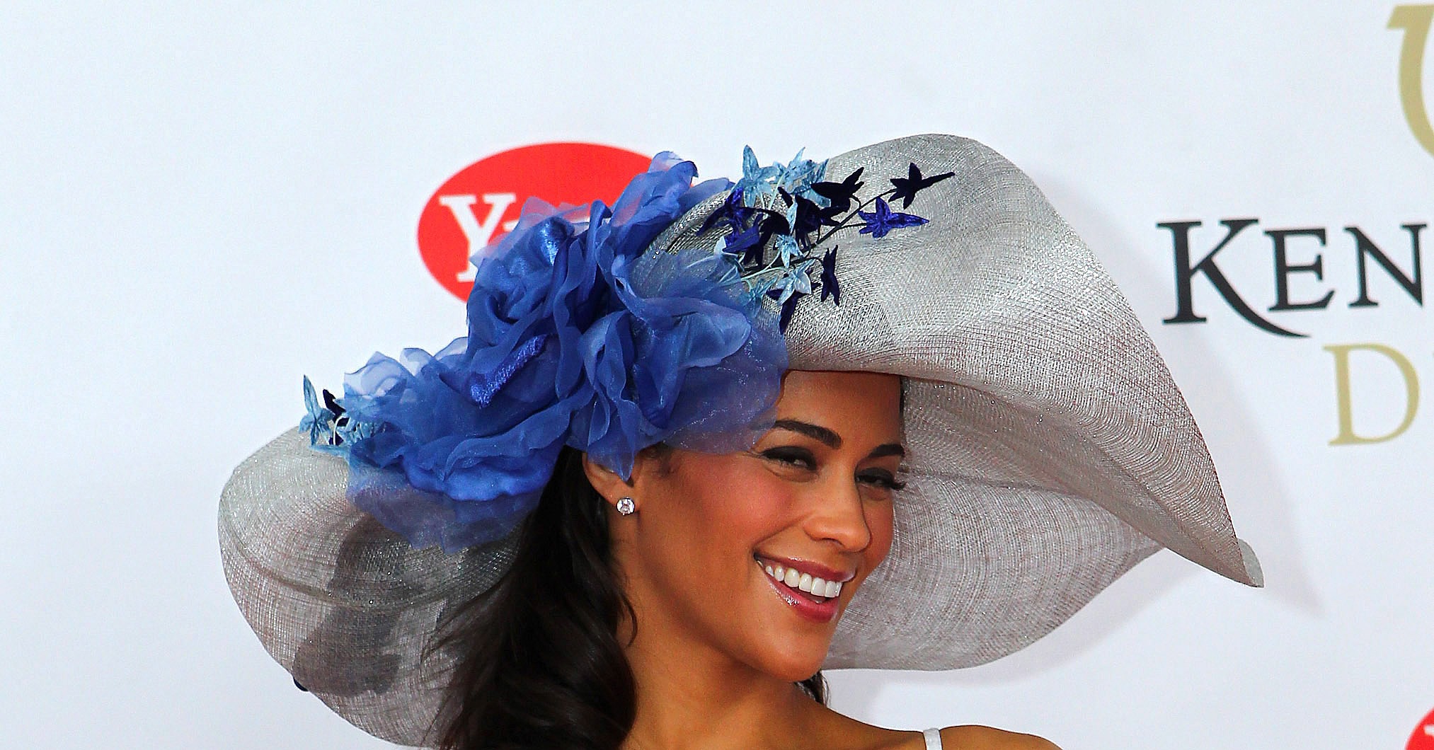 Paula Patton followed the big hat trend in 2011. | Hats, Horses, and ...